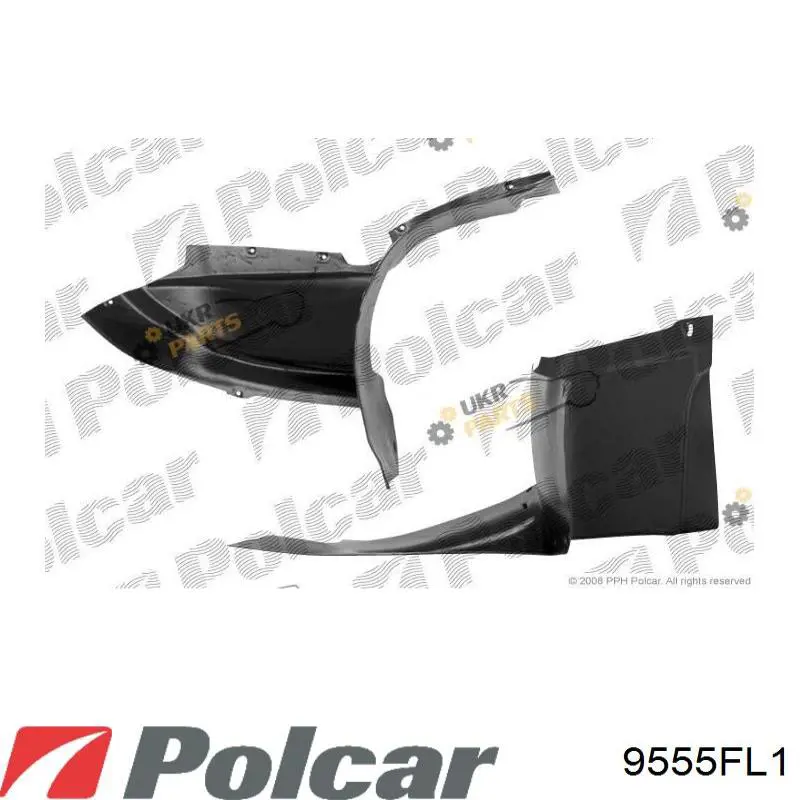 9555FL1Q Polcar Підкрилок переднього крила, лівий передній