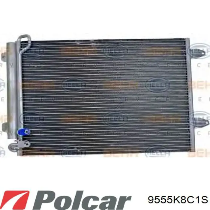 Купити 9555K8C1S Polcar Радіатор системи охолодження кондиціонера