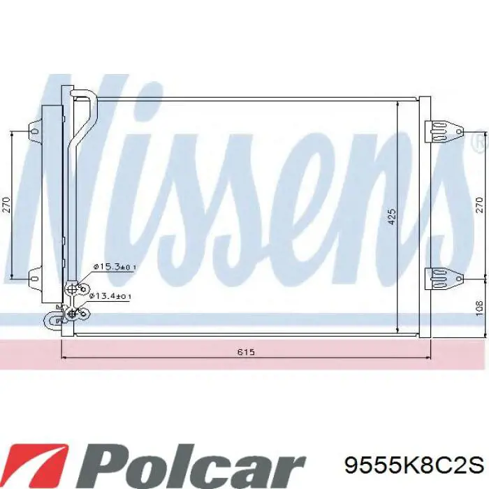9555K8C2S Polcar Конденсатор