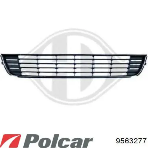 9563277 Polcar Решітка переднього бампера, центральна