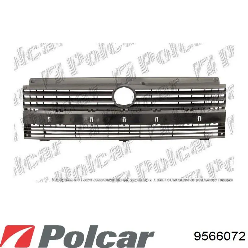 9566072 Polcar Бампер передній в зборі