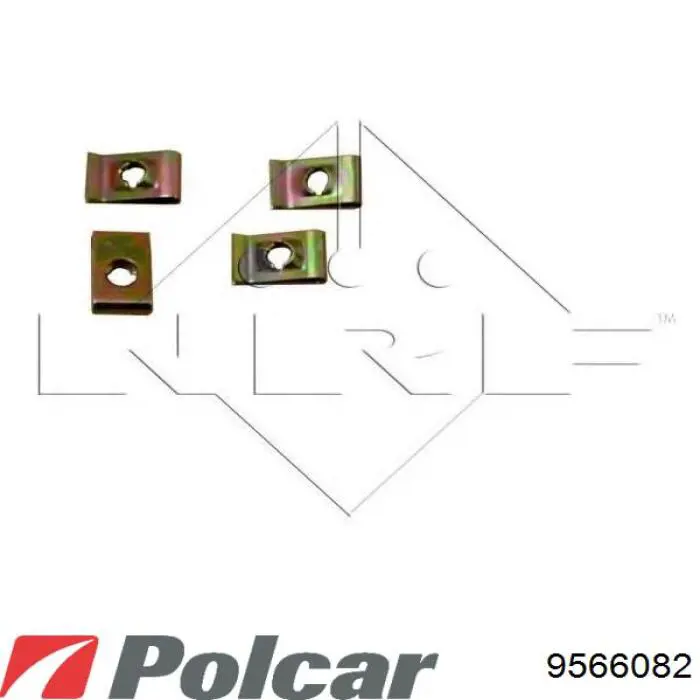 9566082 Polcar радіатор охолодження двигуна
