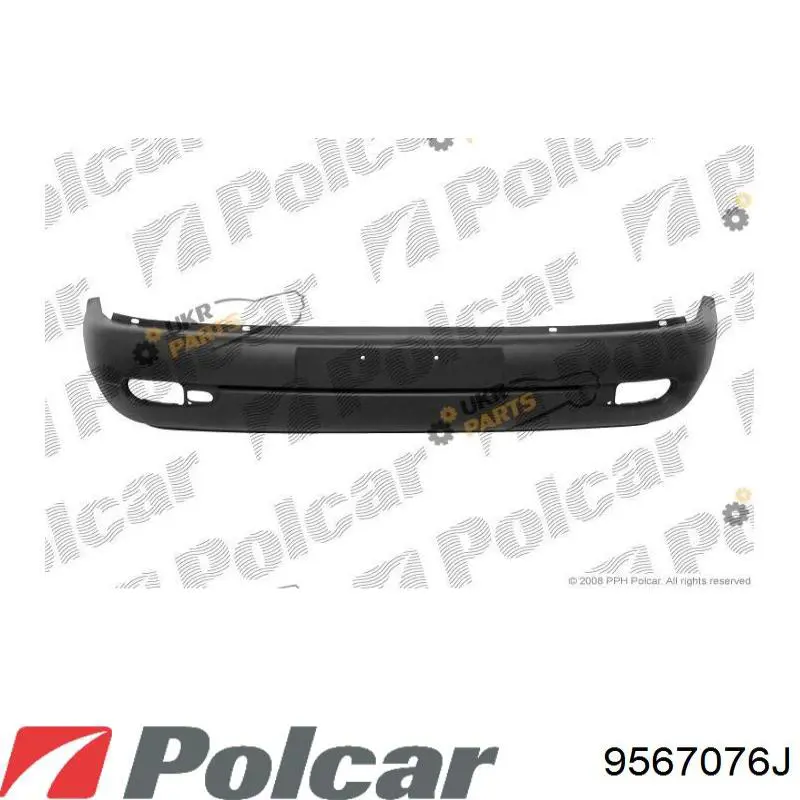 Передній бампер 9567076J Polcar