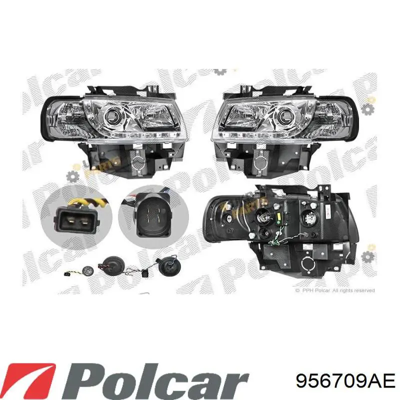 Тюнінг передніх фар Polcar 956709BE ціна, від 338.62 USD