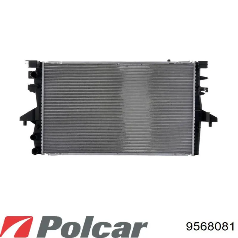 9568081 Polcar радіатор охолодження двигуна