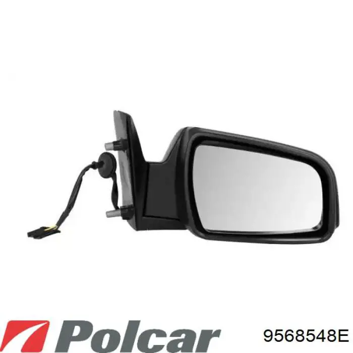 Дзеркальний елемент лівого дзеркала заднього виду Polcar 9568548E ціна, від 10.04 USD