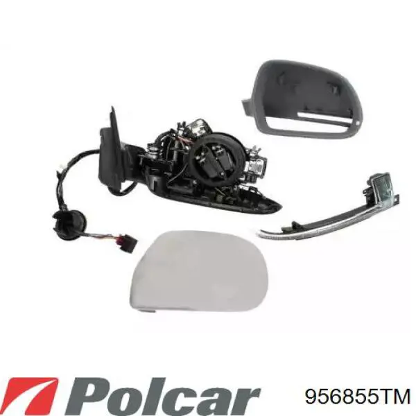 956855TM Polcar Накладка дзеркала заднього виду, права