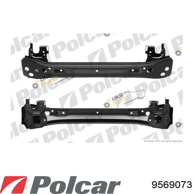 Шина бампера переднього Polcar 9569073 ціна, від 107.35 USD