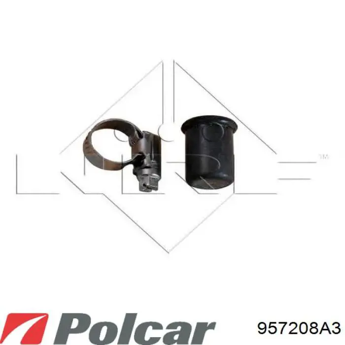 957208A3 Polcar Радіатор охолодження двигуна
