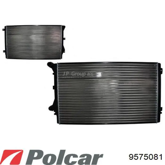 9575081 Polcar Радіатор охолодження двигуна