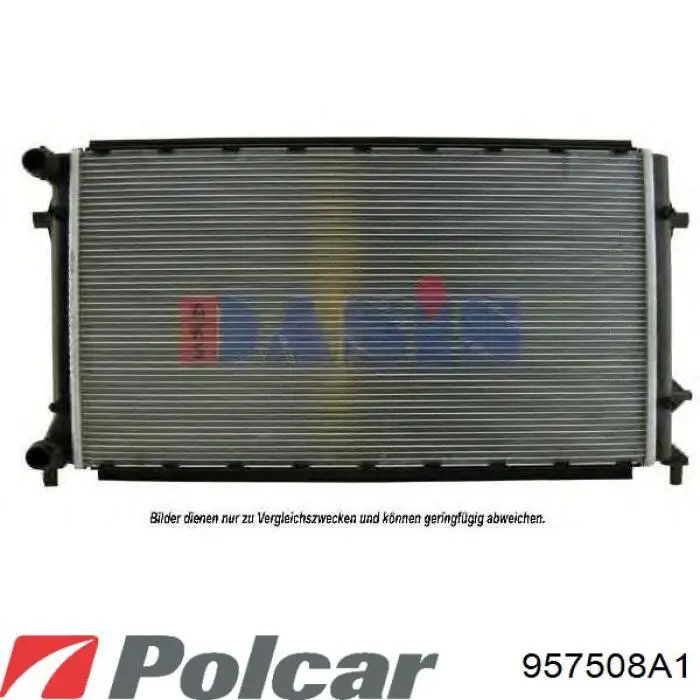 Радіатор 957508A1 Polcar