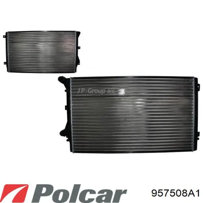 957508A1 Polcar Радіатор охолодження двигуна