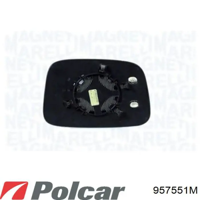 Корпус дзеркала заднього виду, лівого 957551M Polcar