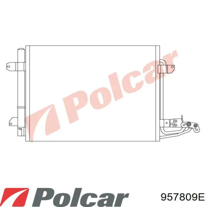 Фара ліва 957809E Polcar