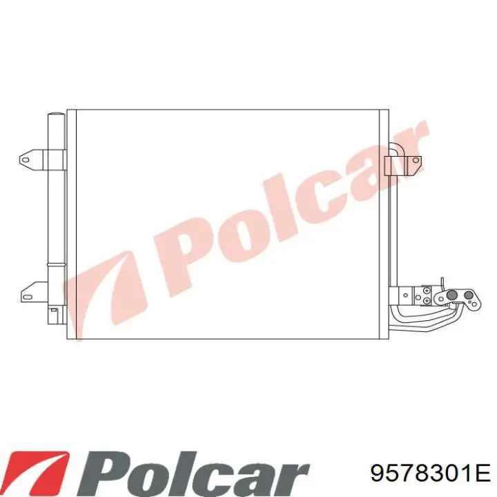 Фара протитуманна, права 9578301E Polcar