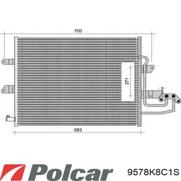 9578K8C1S Polcar Конденсатор