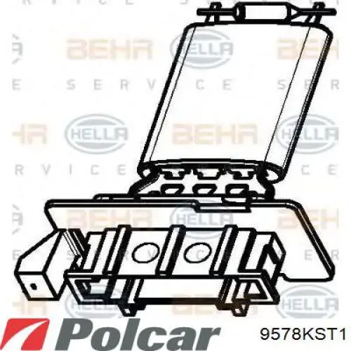 9578KST1 Polcar Регулятор оборотів пічки