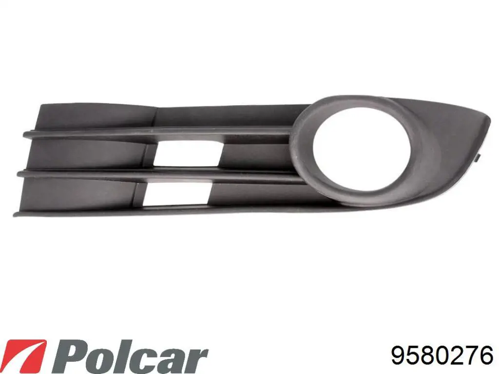 9580276 Polcar заглушка/ решітка протитуманних фар бампера переднього, права