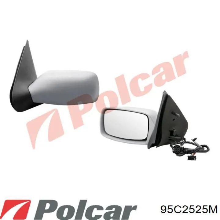 Праве бічне дзеркало Polcar 95C2525M ціна, від 118.84 USD