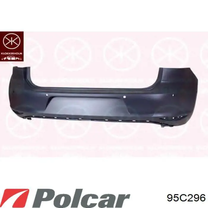Кожух бампера заднього Polcar 95C296 ціна, від 43.59 USD