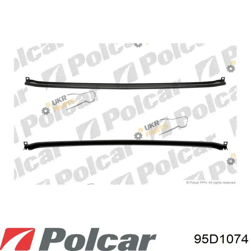 95D1074 Polcar Балка бампера переднього