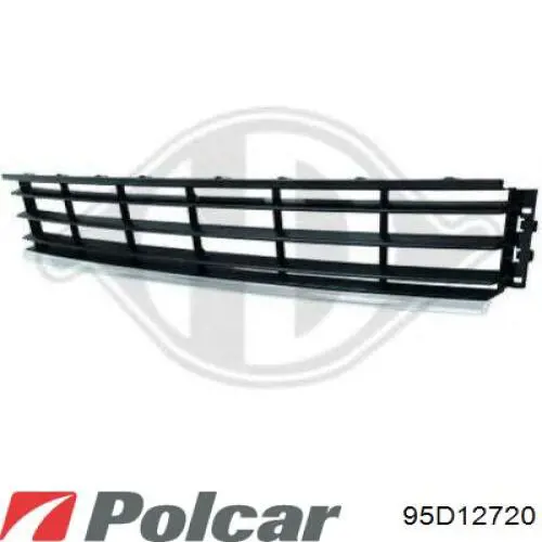 95D12720 Polcar Решітка переднього бампера, центральна