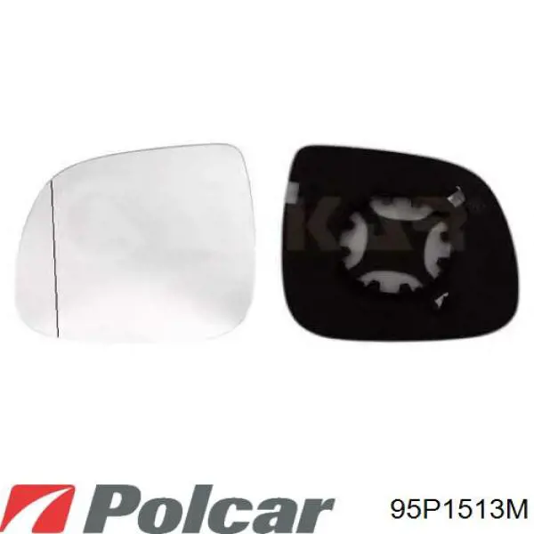 Ліве бічне дзеркало Polcar 95P1513M ціна, від 119.80 USD
