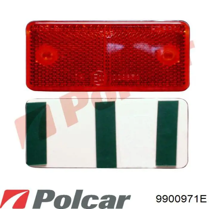 9900971E Polcar катафот (відбивач заднього бампера, лівий)