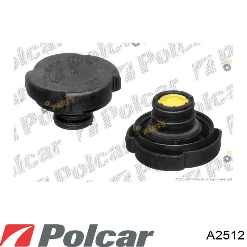 Кришка бачка радіатора Polcar A2512 ціна, від 5.49 USD