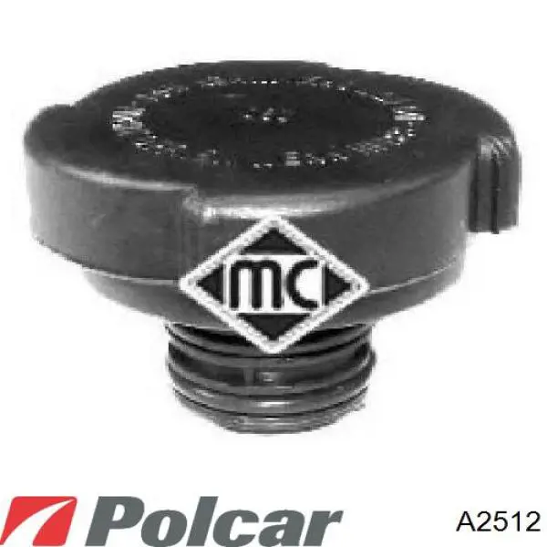 Кришка бачка радіатора Polcar A2512 ціна, від 4.98 USD