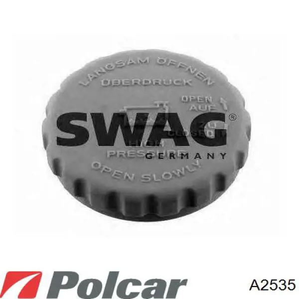 Кришка / пробка розширювального бачка Polcar A2535 ціна, від 2.78 USD