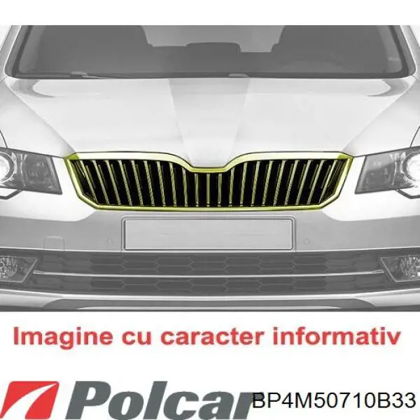 Купити BP4M50710B33 Polcar Захисна решітка радіатора