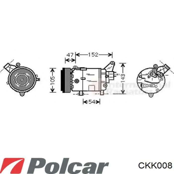 Муфта компресора кондиціонера Asam 79501 ціна, від 19.58 USD