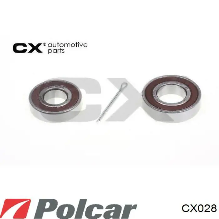 Комплект підшипник маточини передньої Polcar CX028 ціна, від 5.57 USD