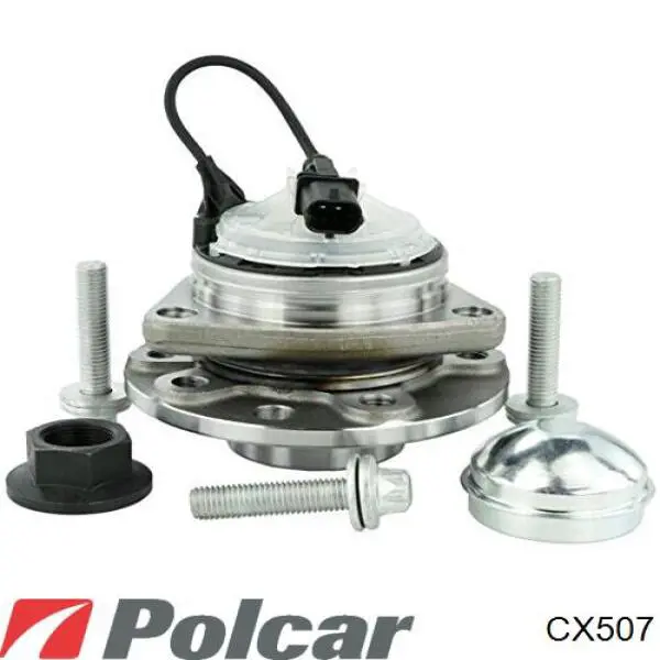 Маточина колеса передня Polcar CX507 ціна, від 79.60 USD