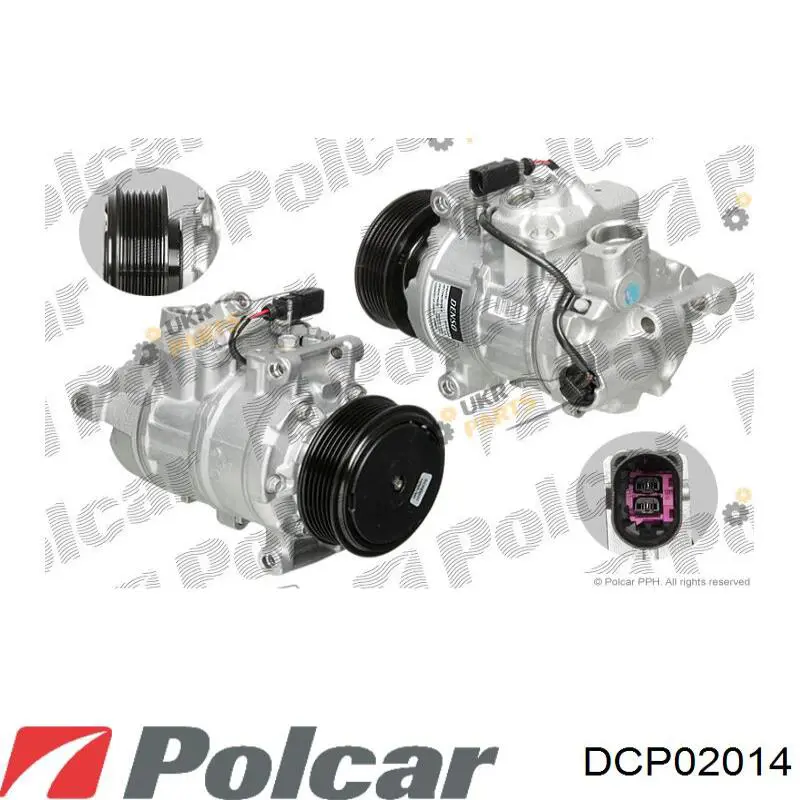DCP02014 Polcar компресор кондиціонера