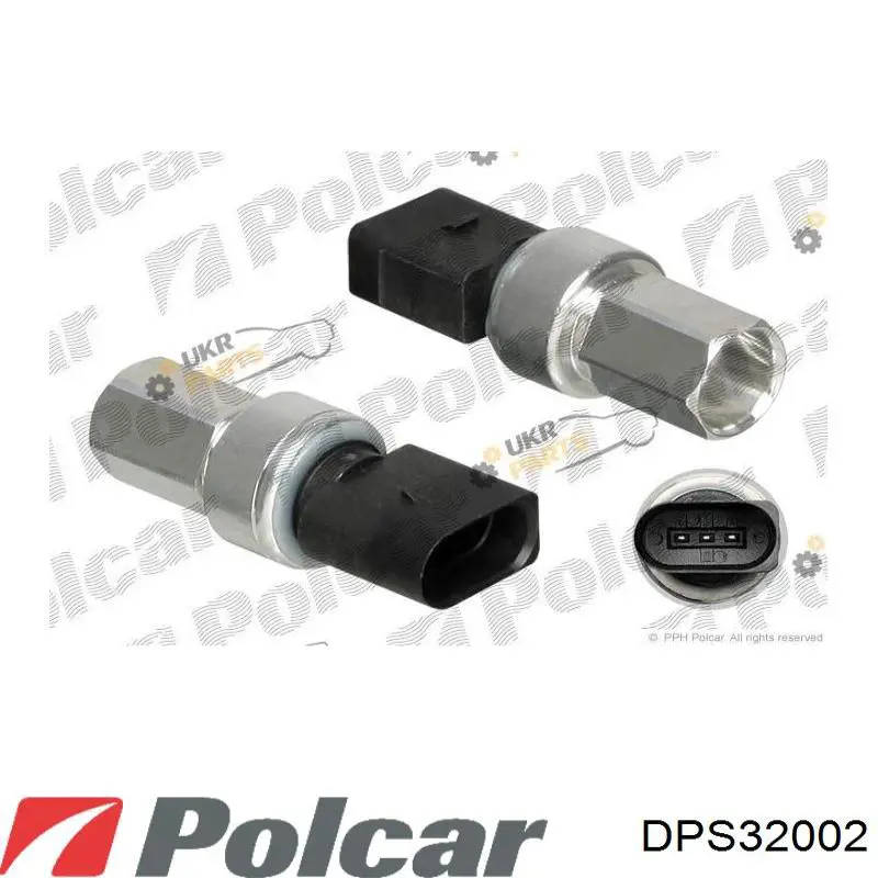 Датчик абсолютного тиску кондиціонера Polcar DPS32002 ціна, від 12.67 USD
