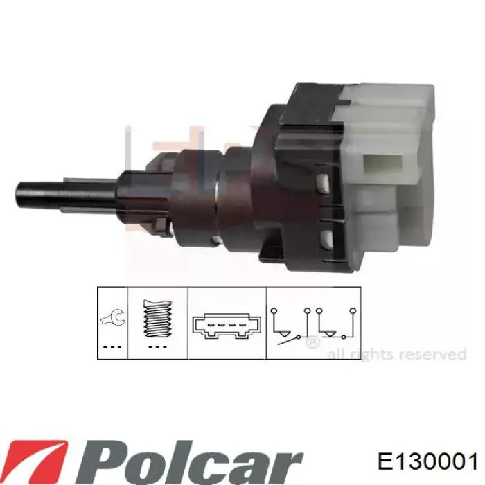 E130001 Polcar Лягушка стоп-сигналу