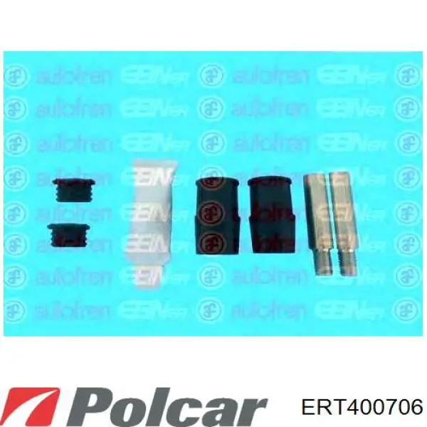 Ремкомплект супорту гальмівного заднього Polcar ERT400706 ціна, від 7.24 USD