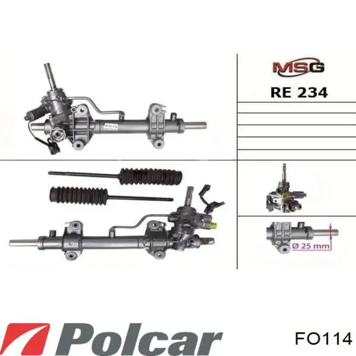 FO114 Polcar Тяги кермові