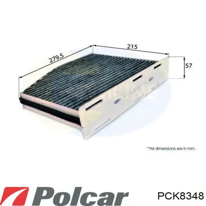 Фільтр салону PCK8348 Polcar