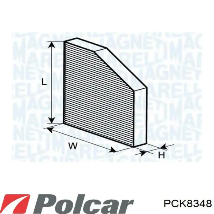 PCK8348 Polcar Внутрішньосалонний фільтр