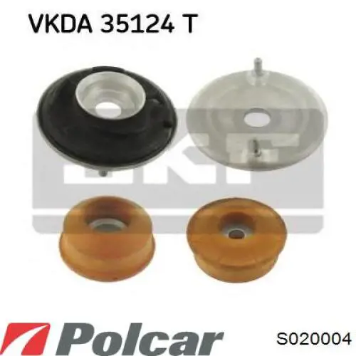Опора стійки амортизатора переднього Polcar S020004 ціна, від 11.54 USD