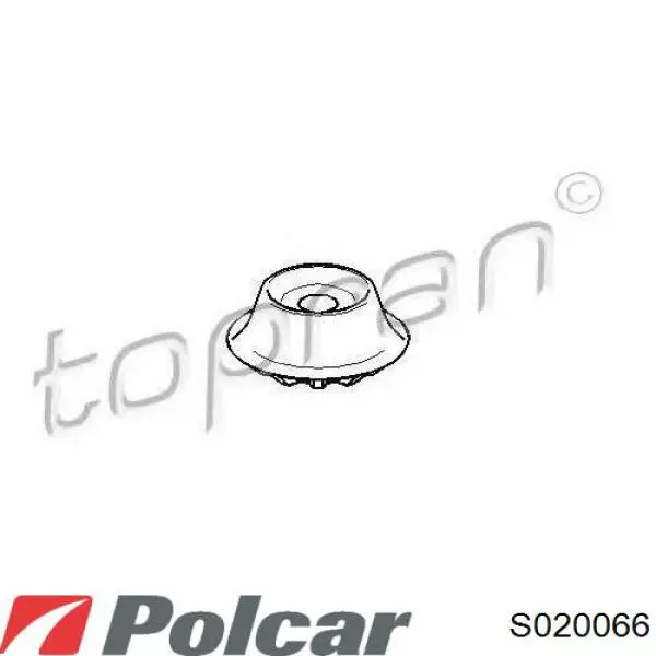 Опора амортизатора заднього Polcar S020066 ціна, від 2.00 USD