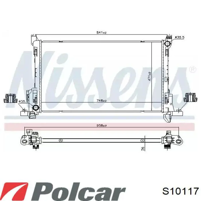 S10117 Polcar Насос охолодження