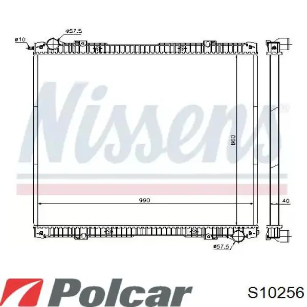 Купити S10256 Polcar Насос охолоджуючої рідини