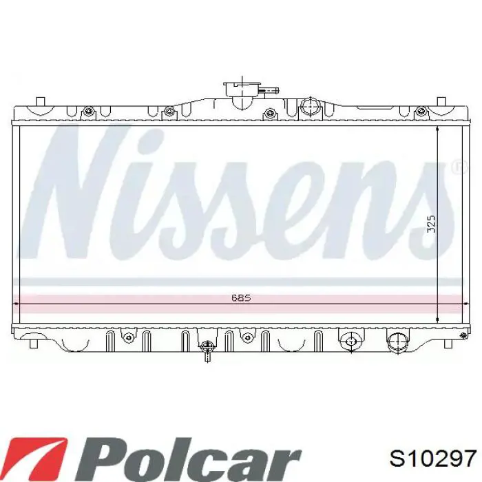 Помпа охолодження Polcar S10297 ціна, від 61.47 USD
