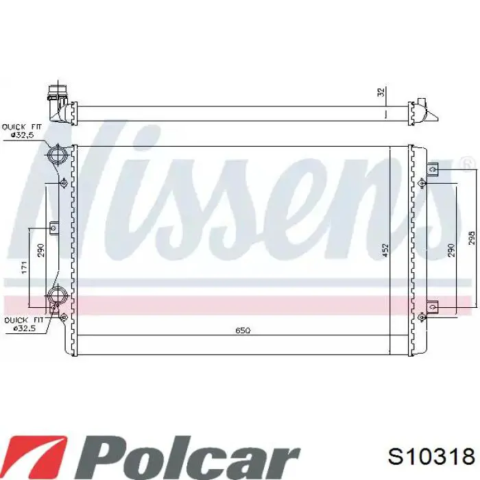 S10318 Polcar Насос охолодження