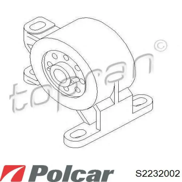 Купити S2232002 Polcar Задня опора двигуна