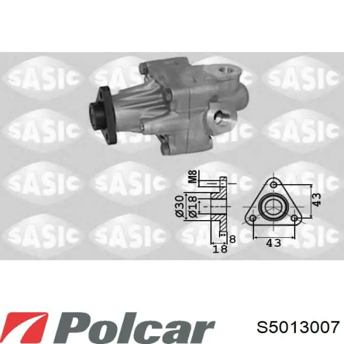 Насос ГУР S5013007 Polcar
